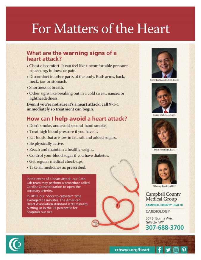Heart attack prevention poster